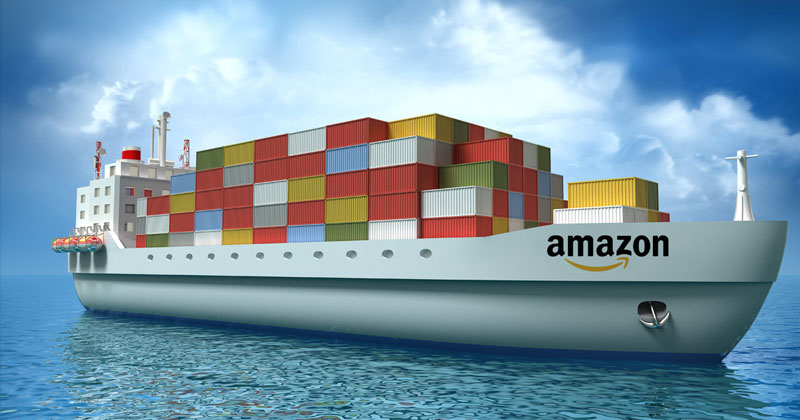 Image result for cargo ship amazon