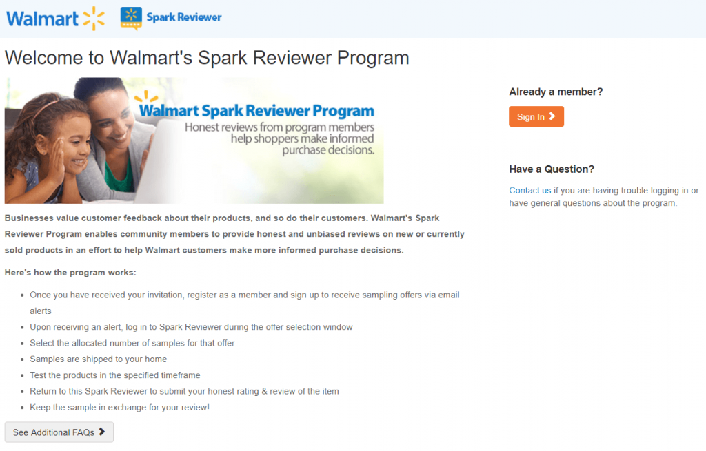 Walmart Spark Reviewer